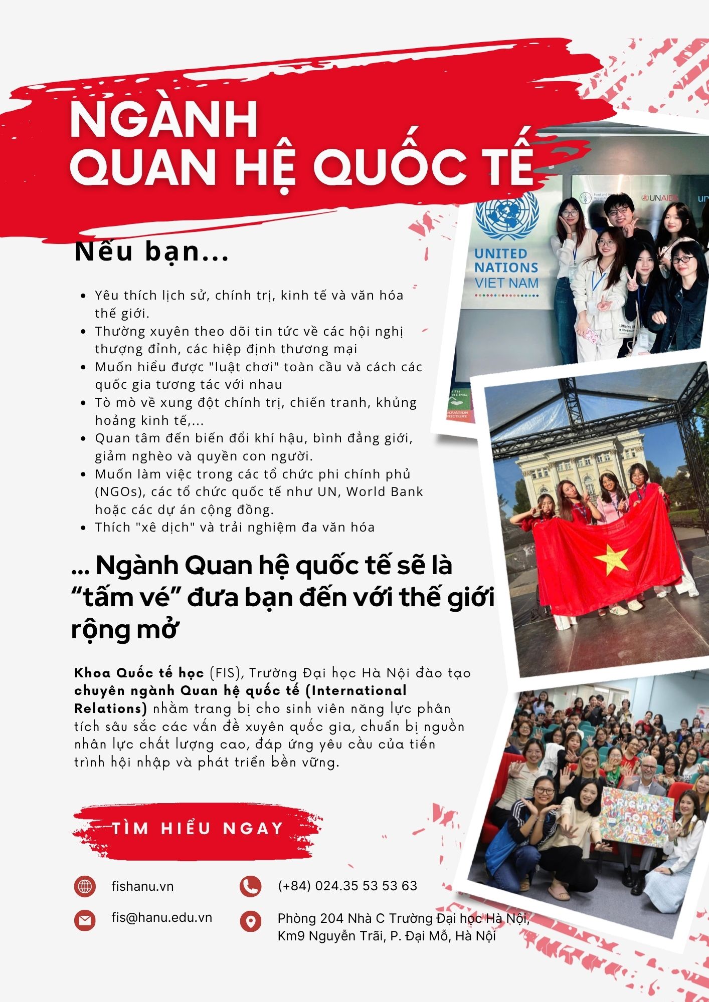 Giới thiệu ngành Quan hệ quốc tế